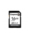 KINGSTON 16GB SDHC Industrial -40C to 85C C10 UHS-I U3 V30 A1 pSLC - nr 1