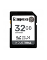 KINGSTON 32GB SDHC Industrial -40C to 85C C10 UHS-I U3 V30 A1 pSLC - nr 9