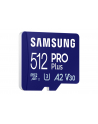 SAMSUNG PRO Plus microSD 512GB Up to 180MB/s Read and 130MB/s Write speed with Class 10 4K UHD incl. Card reader 2023 - nr 26