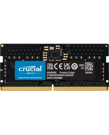 crucial Pamięć do notebooka DDR5 SODIMM 8GB/5600 CL46 (16Gbit) nr 1