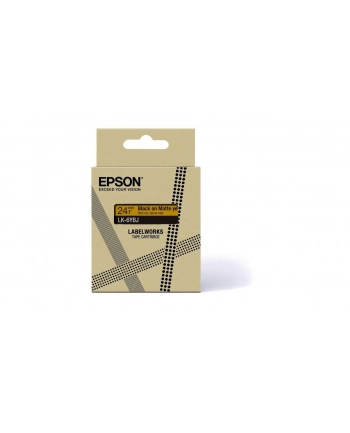 EPSON Matte Tape Yellow/Black 24mm 8m LK-6YBJ nr 1