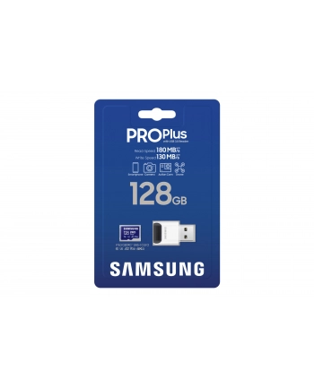 samsung Karta pamięci microSD PRO+ MB-MD128SB/WW 128GB + czytnik nr 1