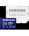 samsung Karta pamięci microSD PRO Plus MD-MD256SA/(wersja europejska) + adapter - nr 19