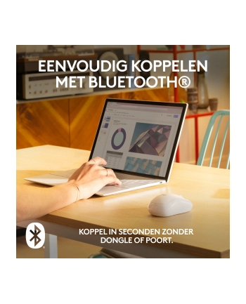 logitech Myszka M240 Silent Bluetooth 910-007120 złamana biel nr 2