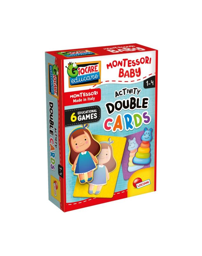 lisciani giochi Montessori Baby Dwustronne karty aktywności Activity Double Cards LISCIANI 100620 główny