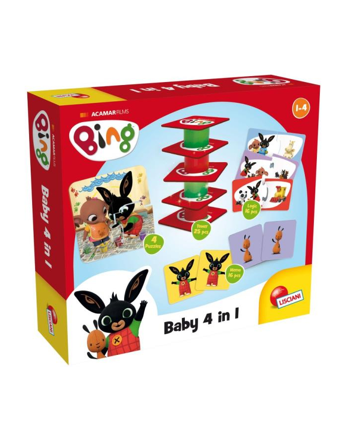 lisciani giochi Gra edukacyjna Baby 4w1 Bing LISCIANI 99115 główny