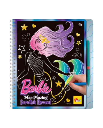 lisciani giochi Szkicownik zdrapywanka Barbie Mer-Mazing Scratch Reveal 12327