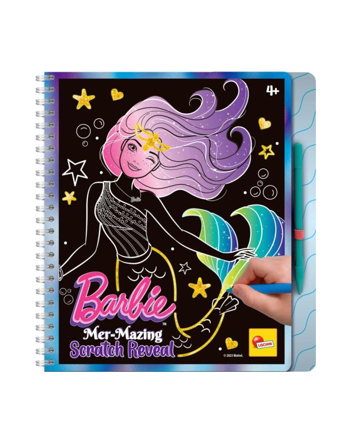 lisciani giochi Szkicownik zdrapywanka Barbie Mer-Mazing Scratch Reveal 12327 główny