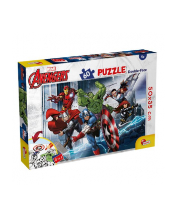 lisciani giochi Puzzle podłogowe dwustronne 60el Marvel Avengers LISCIANI 99696