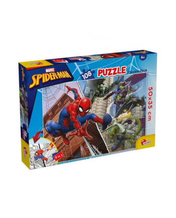 lisciani giochi Puzzle podłogowe dwustronne 108el Marvel Spiderman LISCIANI 99702
