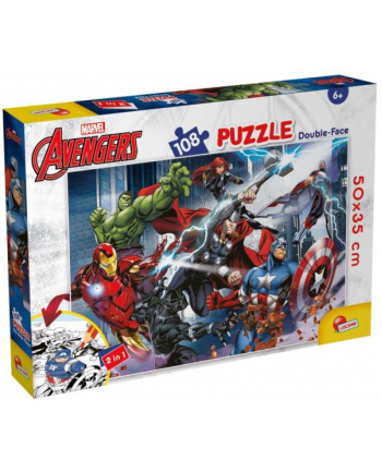 lisciani giochi Puzzle podłogowe dwustronne 108el Marvel Avengers LISCIANI 99719