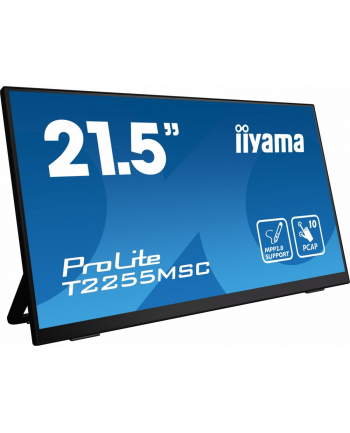 iiyama Monitor 21.5 cala T2255MSC-B1 POJ.10PKT.IPS,HDMI,DP,2xUSB 3.0