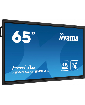 iiyama Monitor wielkoformatowy 65 cali TE6514MIS-B1AG INFRARED,50pkt,VA,4K,7H,WiFi,MIC,USB-C