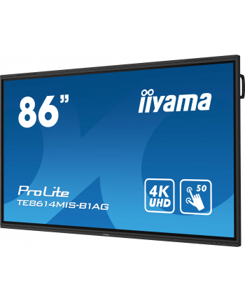 iiyama Monitor wielkoformatowy 85.6 cali TE8614MIS-B1AG INFRARED,50pkt,VA,4K,7H,WiFi,MIC,USB-C