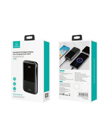 usams Powerbank 10000mAh PB58 22,5W PD + QC 3.0 Fast