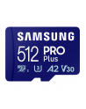 samsung Karta pamięci microSD PRO+ MD-MD512SA/(wersja europejska) + adapter - nr 50