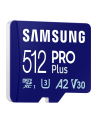 samsung Karta pamięci microSD PRO+ MD-MD512SA/(wersja europejska) + adapter - nr 53