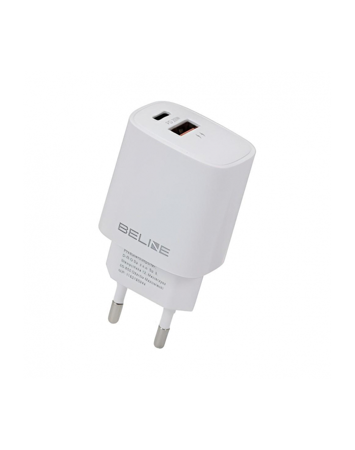 beline Ładowarka sieciowa 20W USB-C + USB-A biała główny