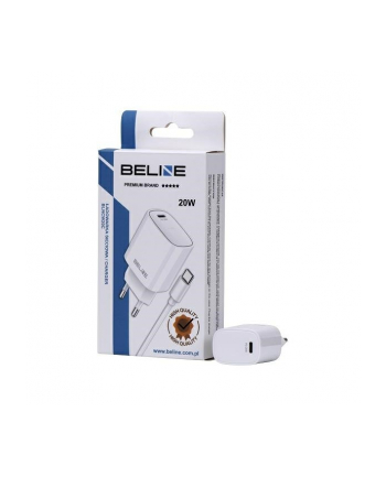 beline Ładowarka sieciowa 20W USB-C + kabel USB-C, biała