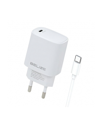 beline Ładowarka sieciowa 20W USB-C + kabel USB-C, biała