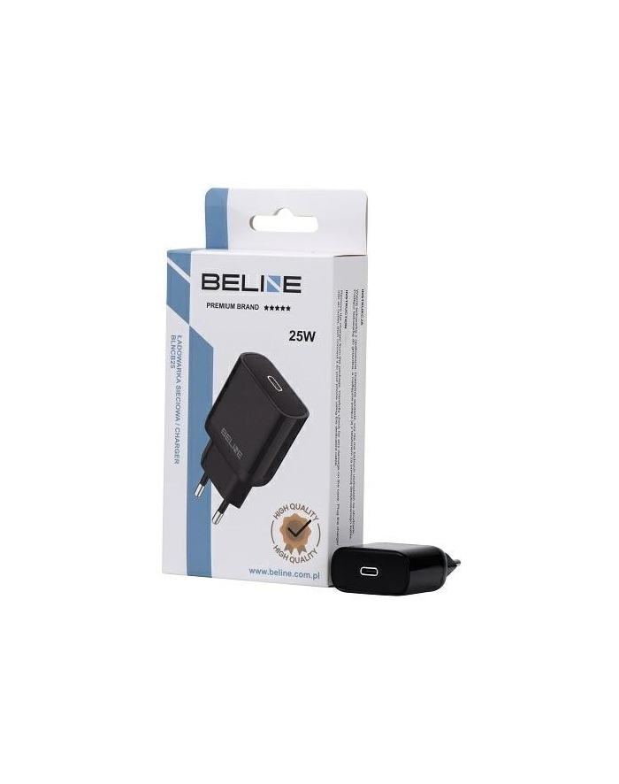 beline Ładowarka sieciowa 25W USB-C PD 3.0 bez kabla, czarna główny