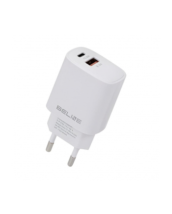 beline Ładowarka sieciowa 30W USB-C + USB-A, biała