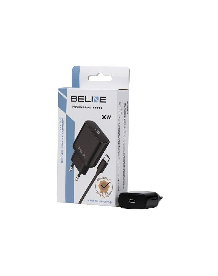 beline Ładowarka sieciowa 30W USB-C + kabel USB-C, czarna główny