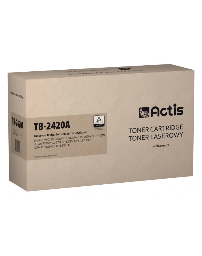 Toner Actis TB-2420A (zamiennik Brother TN-2420A; Supreme; 3000 stron; czarny) główny