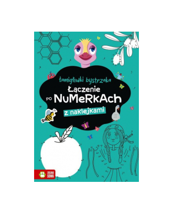 zielona sowa Książeczka Łamigłówki bystrzaka. Łączenie po numerkach