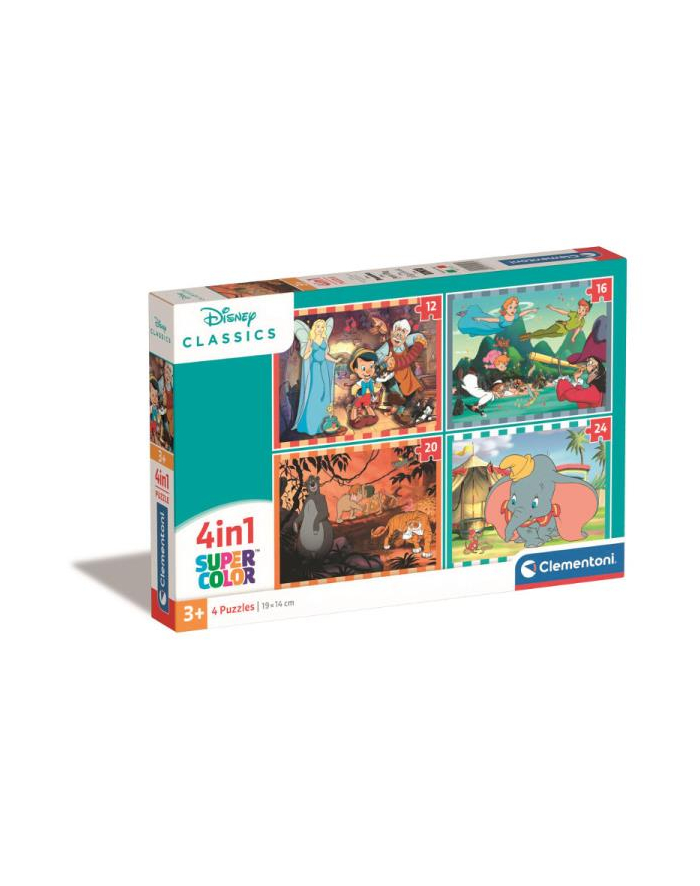 Clementoni Puzzle 4w1 Disney Classic 21523 główny