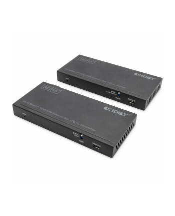 digitus Przedłużacz/Extender HDMI 4K 60Hz 150m po skrętce Cat.6A/7/8 HDBaseT HDCP2.2 IR EDID PoC, zestaw
