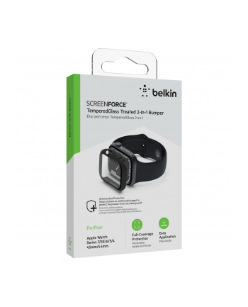 belkin Osłona ScreenForce AW 8/7/SE/6/5/4 44/45mm czarna