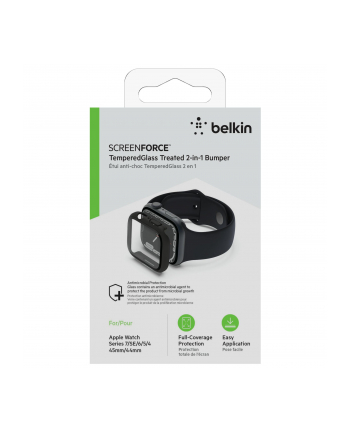 belkin Osłona ScreenForce AW 8/7/SE/6/5/4 44/45mm czarna