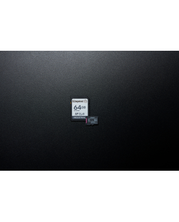 kingston Karta pamięci SD 64GB Industrial C10 UHS-I U3 V30 A1 pSLC nr 1