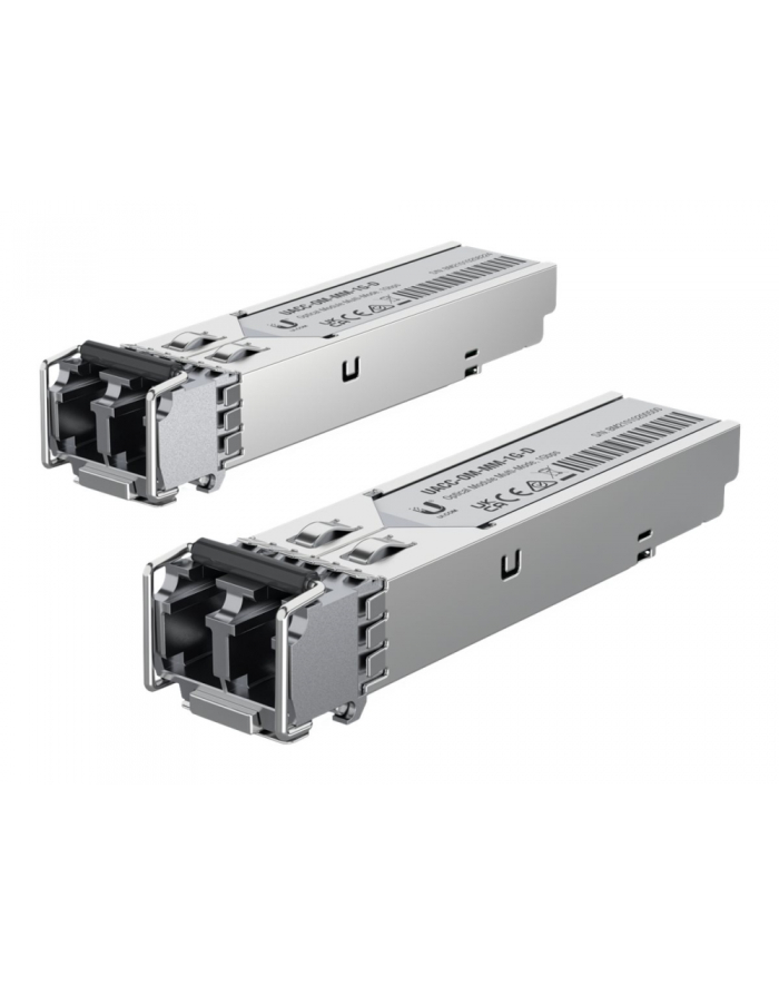 ubiquiti Światłowód wielomodowy SFP, LC, 550m, 850nm, UACC-OM-MM-1G-D-2 główny