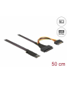 DELOCK  ADAPTER M.2 KEY M DO U.2 SFF-8639 NVME Z KABLEM 50 CM  () - nr 9