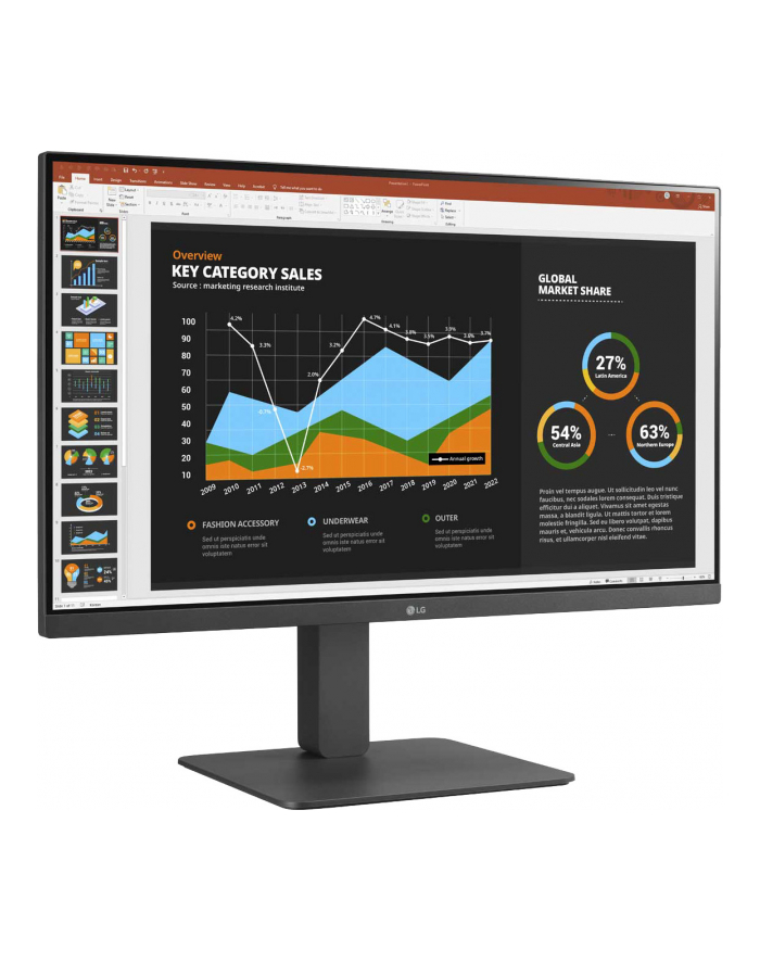 LG 27BR550Y-C.AEU monitor komputerowy 68,6 cm (27'') 1920 x 1080 px Full HD LED Szary główny