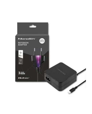 qoltec Zasilacz sieciowy 65W | 5-20.3V | 2-3.25A | USB typ C | PD nr 1