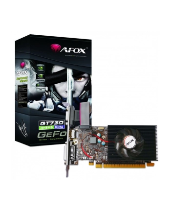 afox Karta graficzna GeForce GT730 1GB DDR3 64Bit DVI HDMI VGA LP Fan V1 nr 1