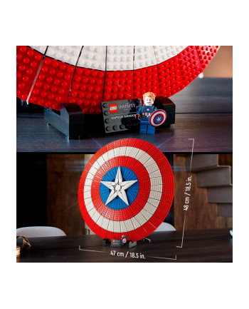 LEGO 76262 SUPER HEROES Tarcza Kapitana Ameryki p1