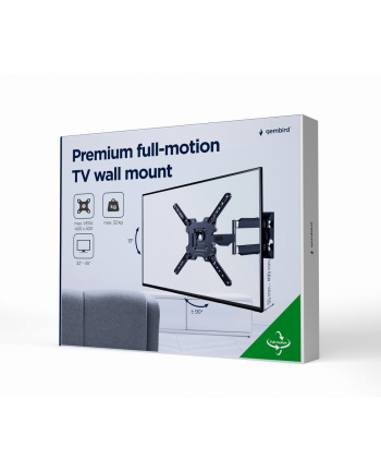 GEMBIRD Premium Full-motion TV Wall Mount 32-55inch 32kg