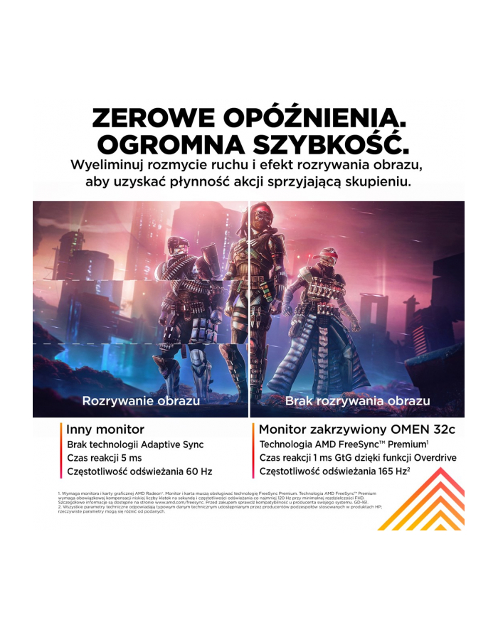 hp inc. HP OMEN 32c 32inch VA 2560x1440 16:9 3ms 2xHDMI DP główny