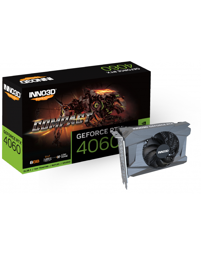 INNO3D GeForce RTX 4060 Compact 8GB GDDR6 1xHDMI 3xDP główny