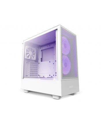 NZXT Obudowa H5 Flow RGB midi tower biała