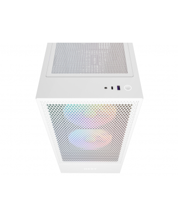 NZXT Obudowa H5 Flow RGB midi tower biała