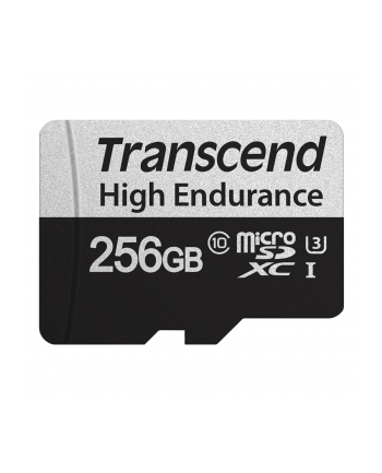 TRANSCEND USD350V 256GB microSD w/adapter U3 High Endurance nr 1