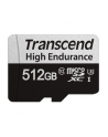 TRANSCEND 512GB microSD w/ adapter UHS-I U3 High Endurance - nr 3