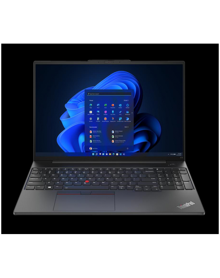 LENOVO ThinkPad E16 G1 Intel Core i5-1335U 16inch WUXGA AG 2x8GB 512GB SSD M.2 Intel Iris Xe 2X2AX + BT FPR W11P 3Y OS główny