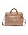 guess Torba do notebooka 16 cali GCube Stripes GUCB15HGCFSEW brązowa - nr 6