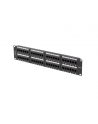 LANBERG Patch panel 48port 2U 19inch kat.5e UTP czarny - nr 15